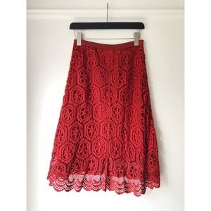 🌹NWT Anthropologie Crochet Skirt🌹